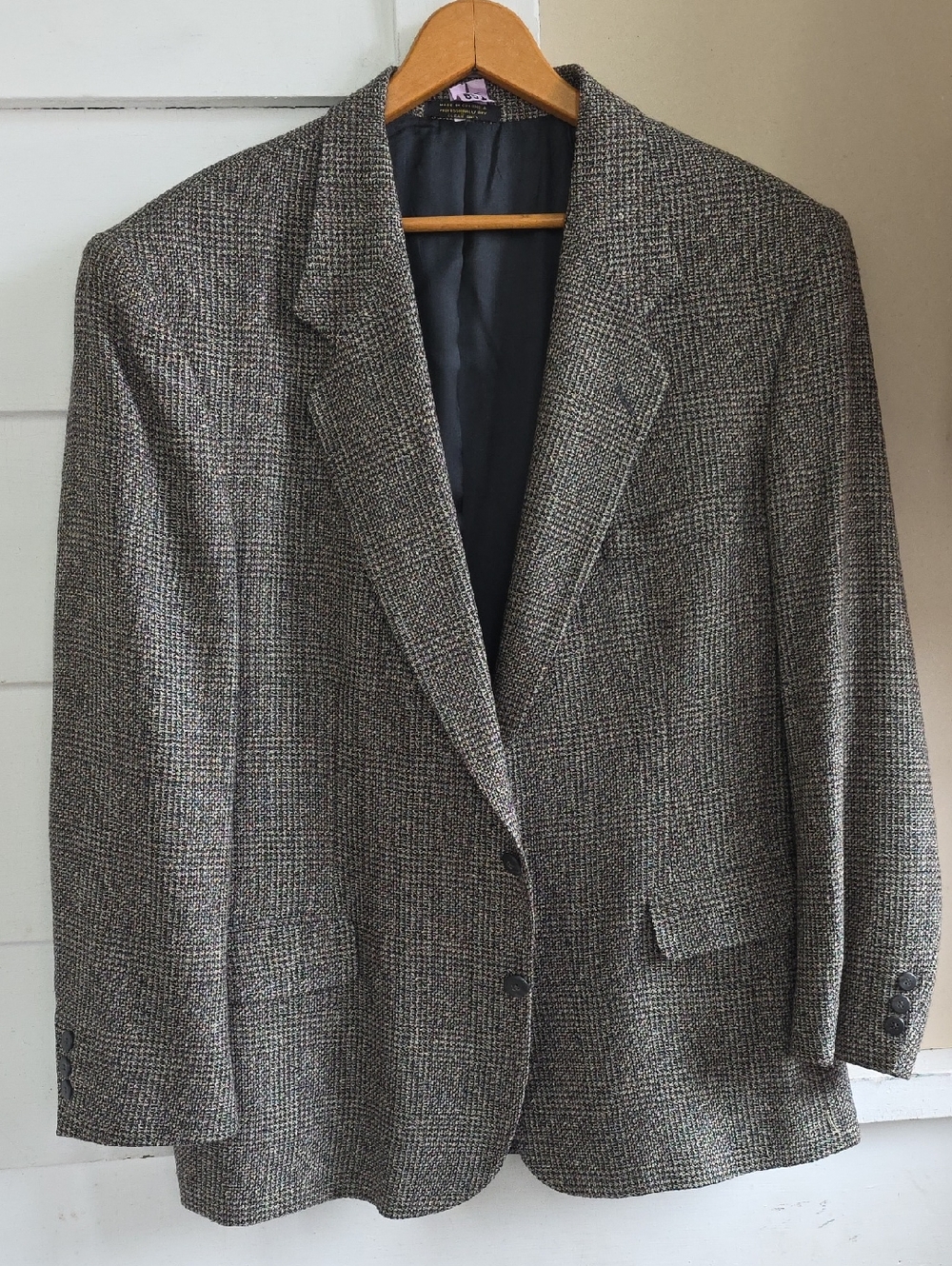 Men's Gray Patterned Sport Coat Blazer
